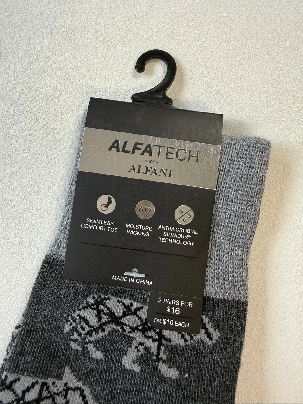 ALFANI Gray Dress Socks | NWT